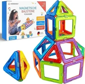 Blocs de construction magnétiques pour enfants KIDDOSWELT