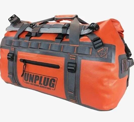 UNPLUG EASY OUTDOOR ADVENTURE Waterproof Duffle Bag