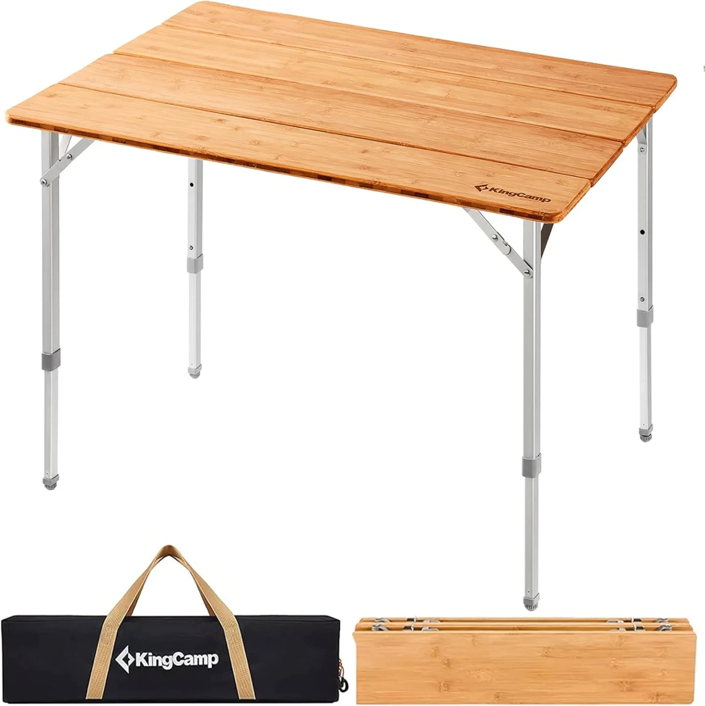 KingCamp Bambus Campingtisch