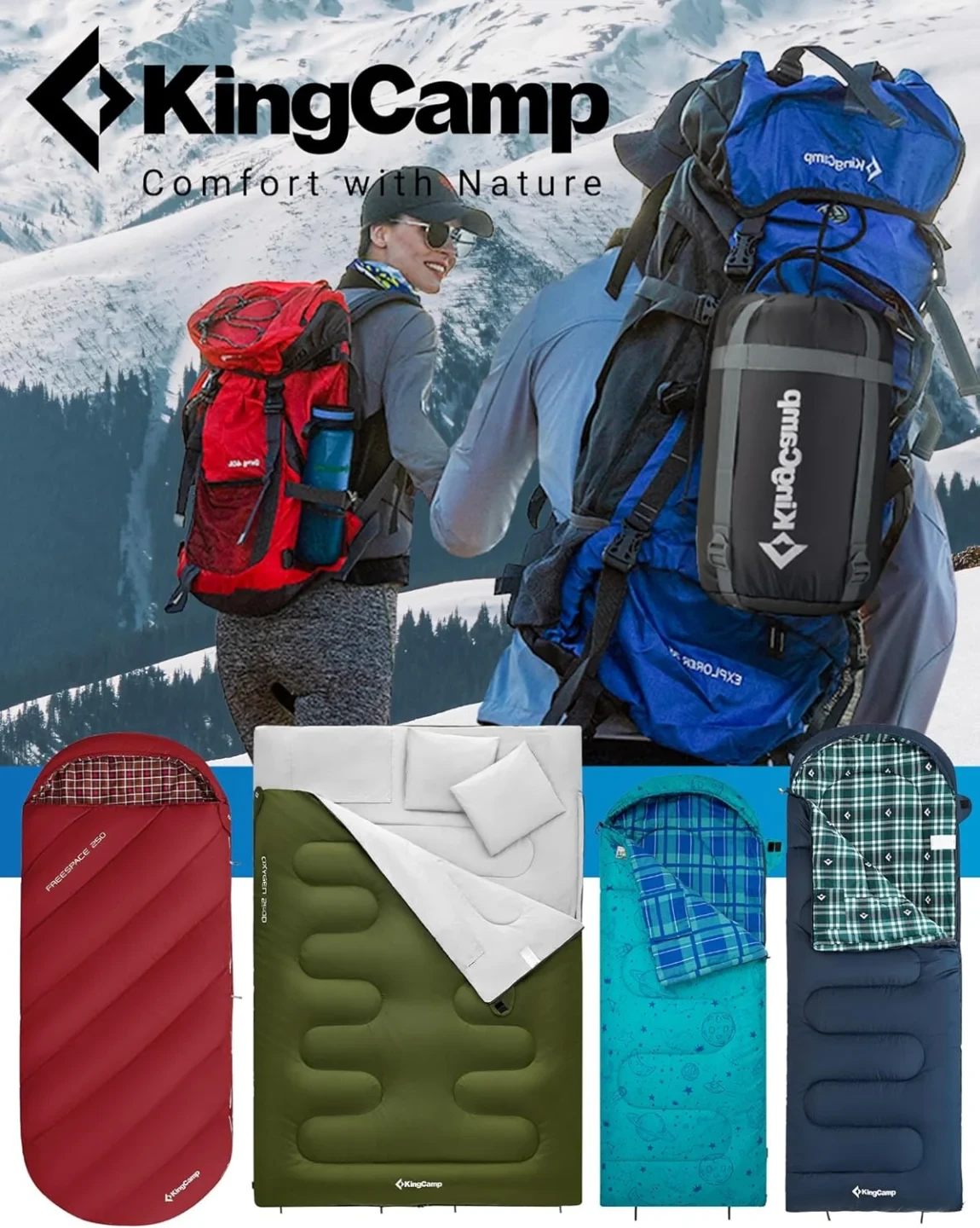 KingCamp Deckenschlafsack
