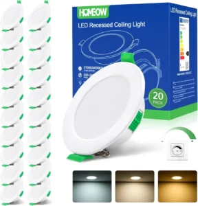 HOMEOW LED recessed spotlight