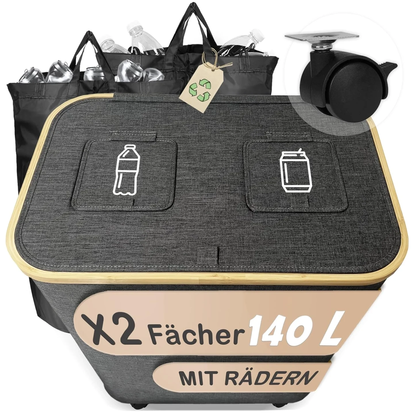 Rebelnomading Pfandflaschen Sammelbehälter