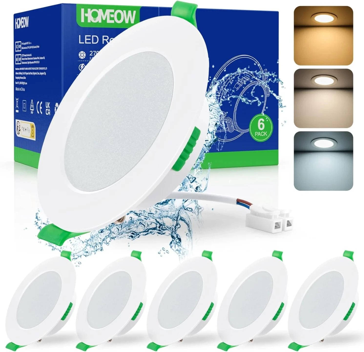 HOMEOW LED recessed spotlight 230V 7W HOMEOW LED recessed spotlight 230V 7W