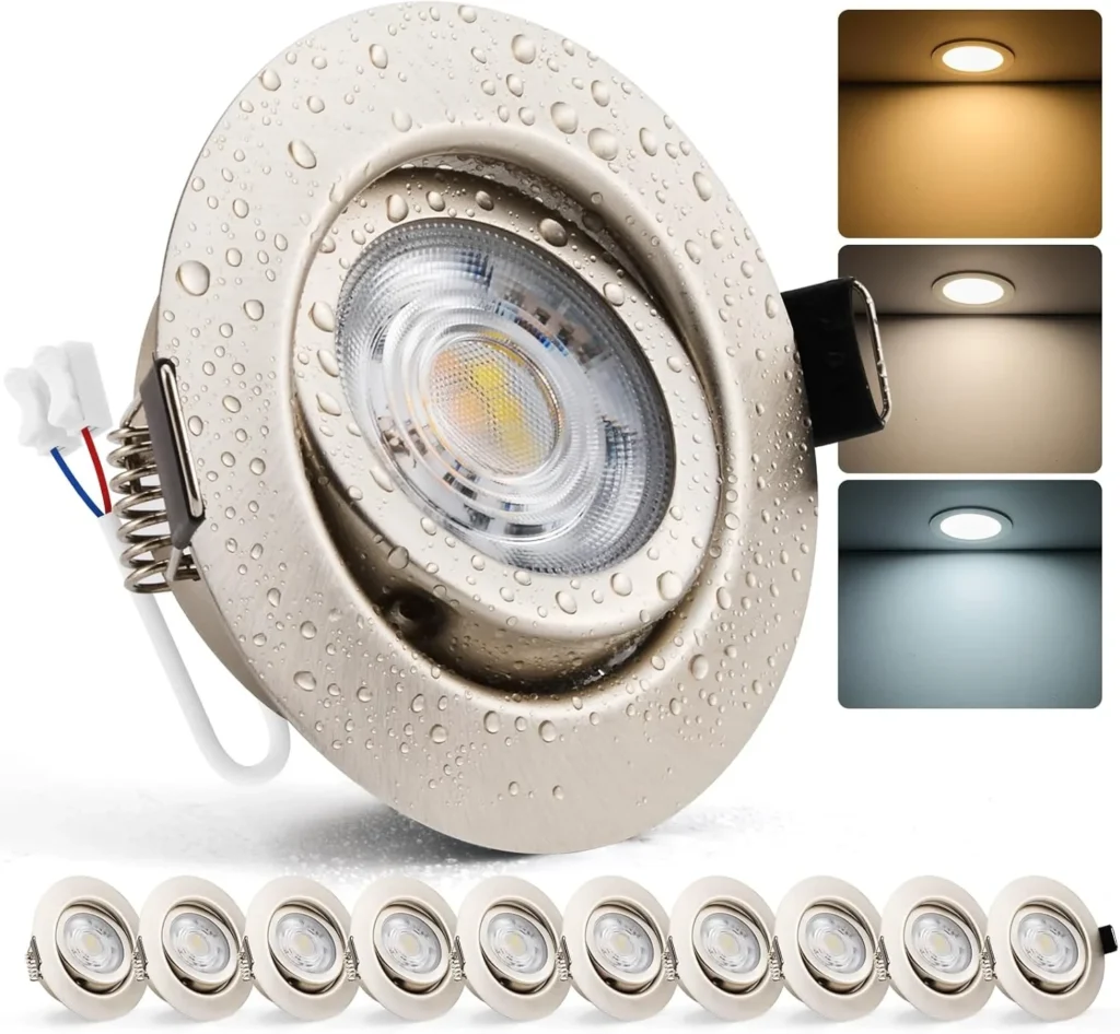 Bojim LED recessed spotlight 230V dimmable