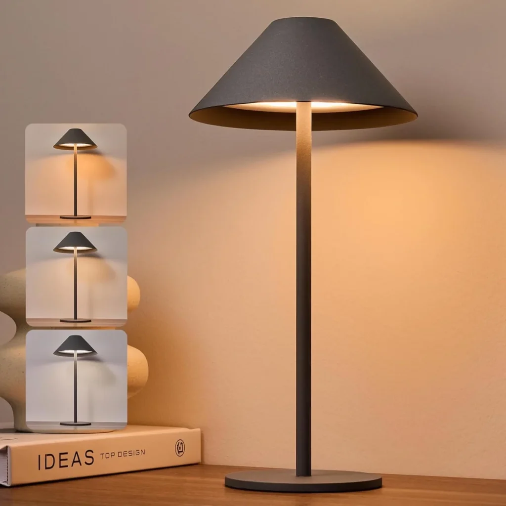 BOJIM Tischlampe Aufladbar Kabellos