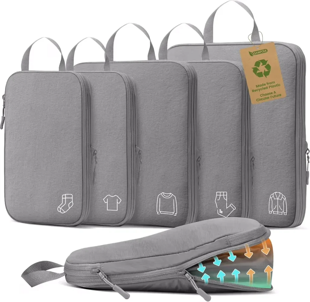 Packing cubes compression Samfolk