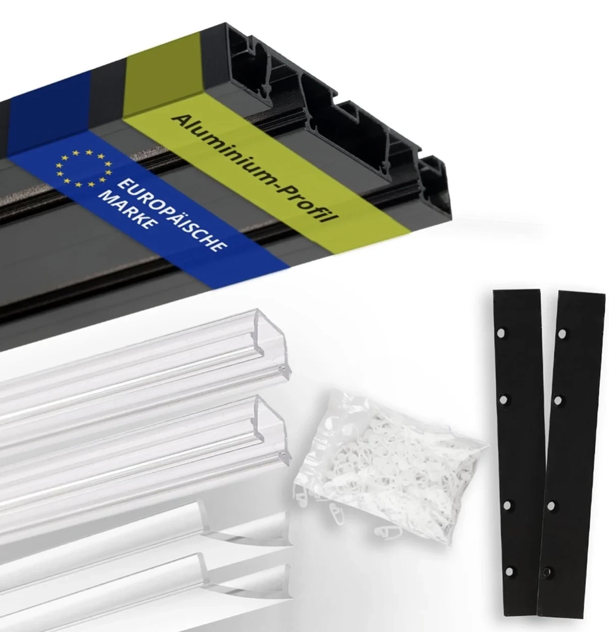 INNOVATE Gardinenschiene 2-läufig Alu INNOVATE Gardinenschiene 2-läufig Alu