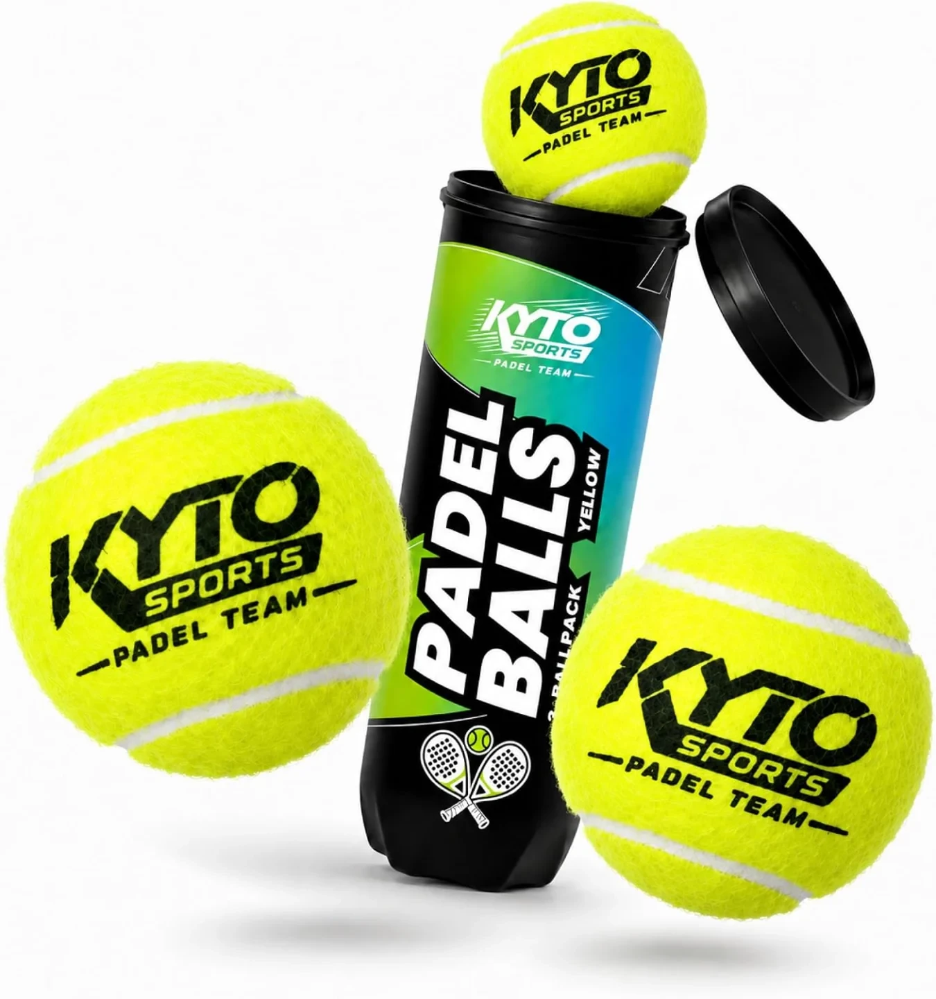 Kyto Sports Padelbälle 3er-Set